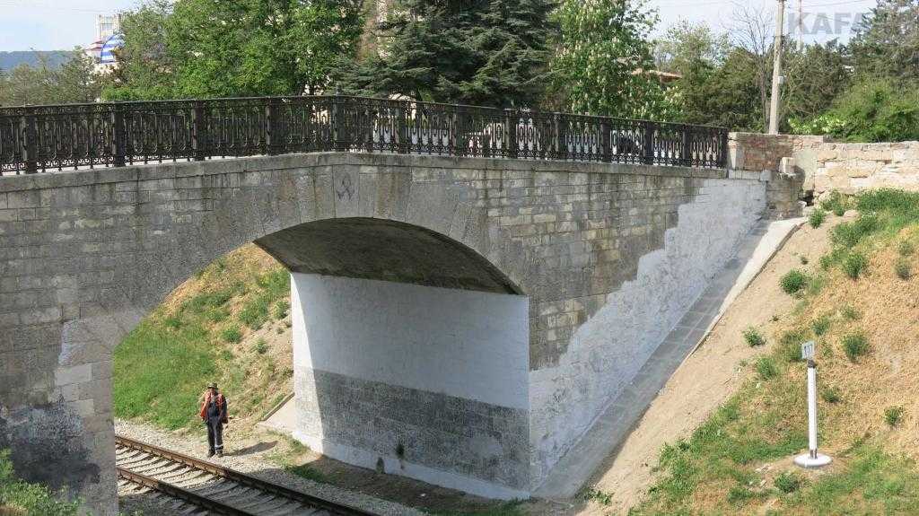 Кафа ньюс. Мост Меженинова Феодосия. Дача Стамболи мост.