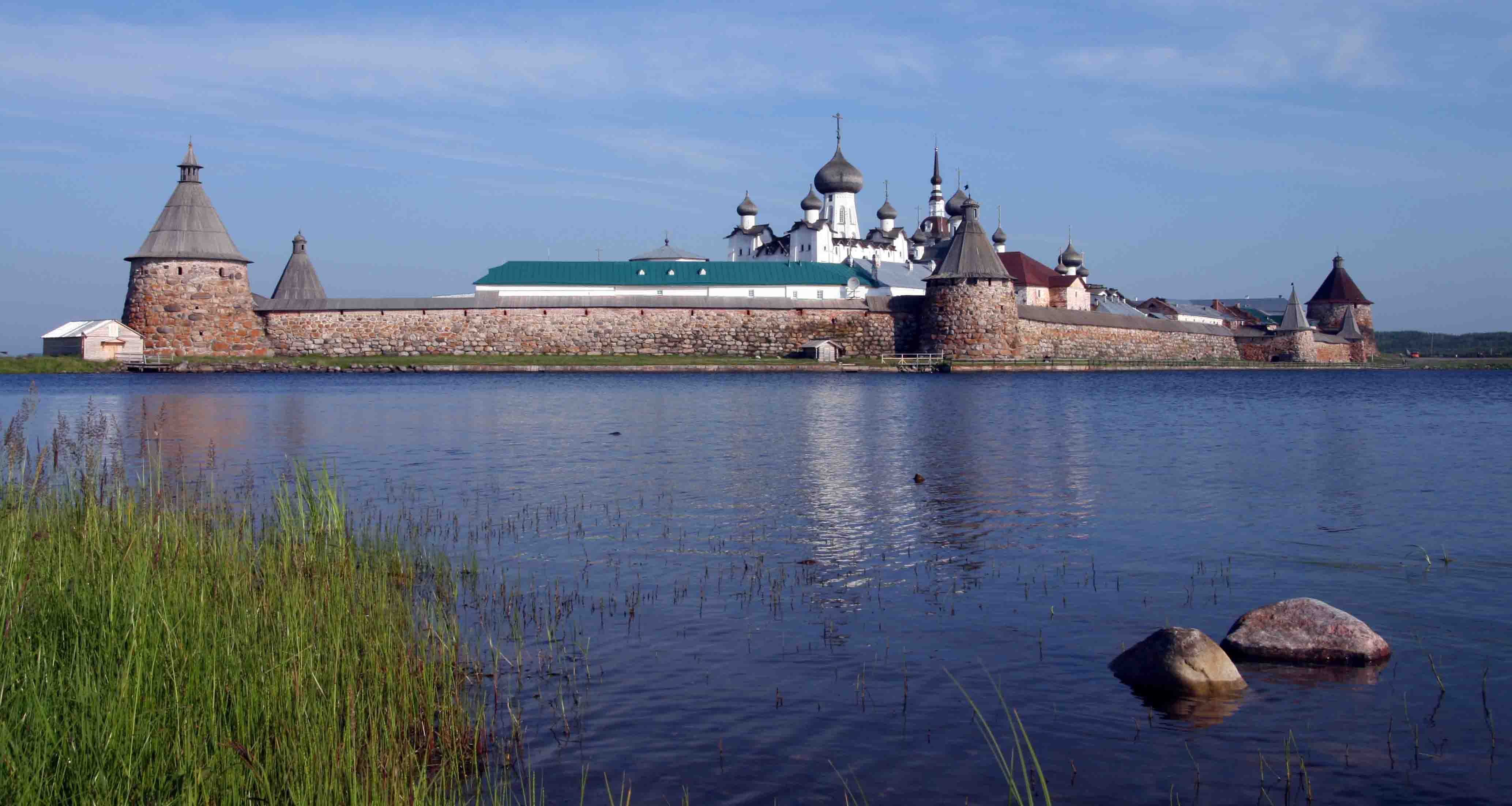 Соловецкий монастырь панорама