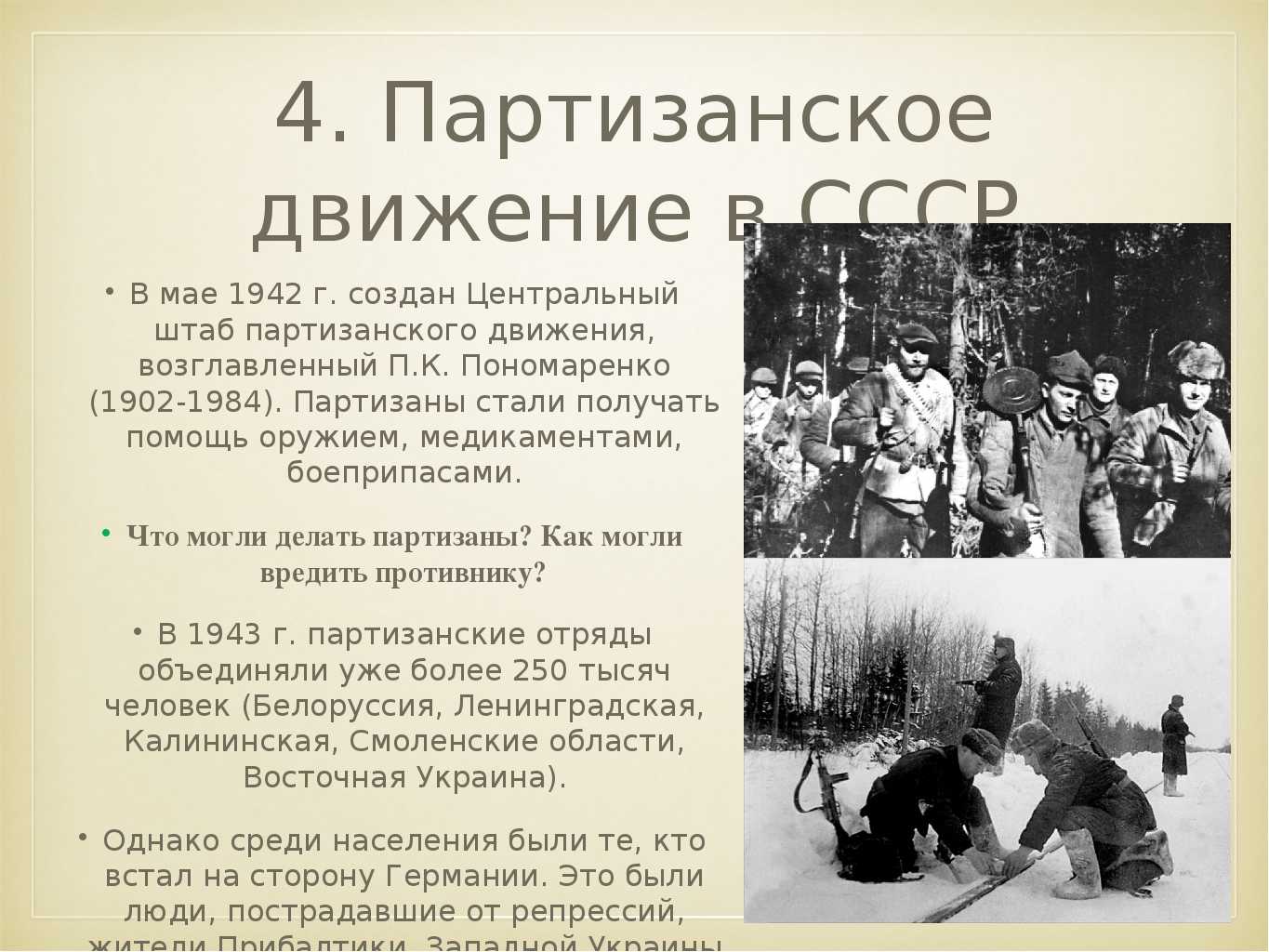 Партизанское движение в Отечественной войне 1941. Партизанское движение в годы Великой Отечественной войны Партизаны. Партизанское движение 1945. Партизанское движение СССР 1941-1945.