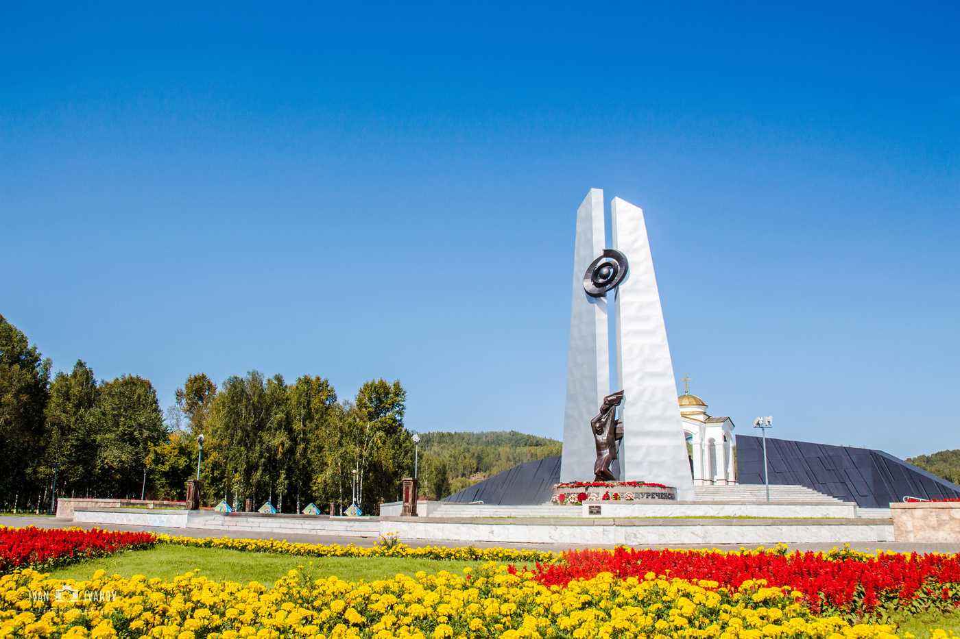 Мемориал шахтерской славы Междуреченск