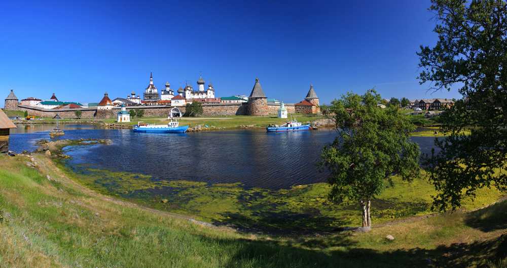 Соловецкий монастырь панорама