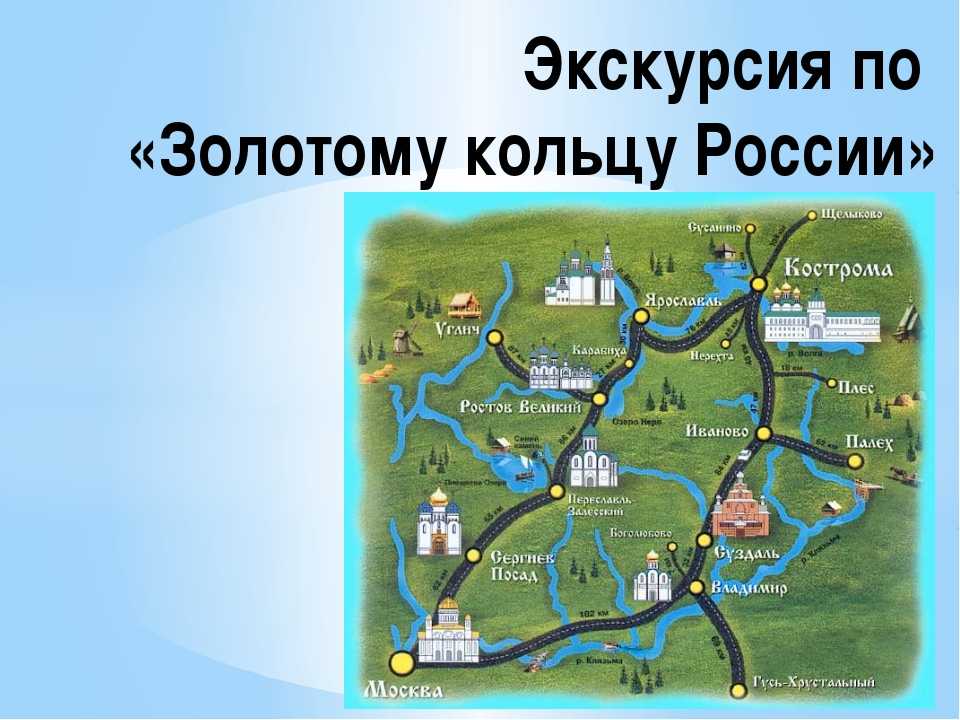 Города золотого кольца россии - краткий обзор маршрута
