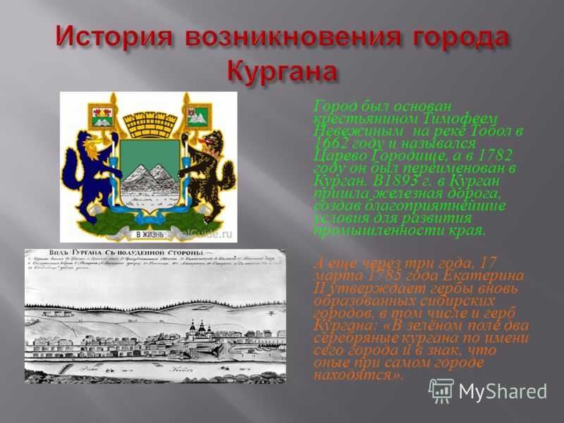 Проект город курган