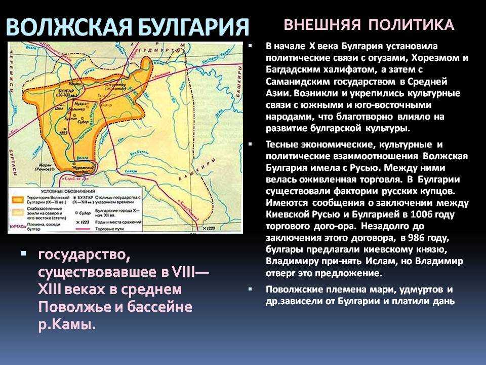 Столица волжской булгарии. Волжская Булгария внешняя политика. Столица Волжской Булгарии в 9 веке. Волжская Булгария образование государства. Внешняя политика Волжской Болгарии.