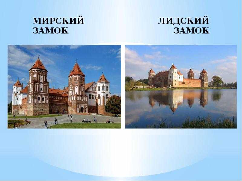 Достопримечательности белоруссии фото с названиями и описанием