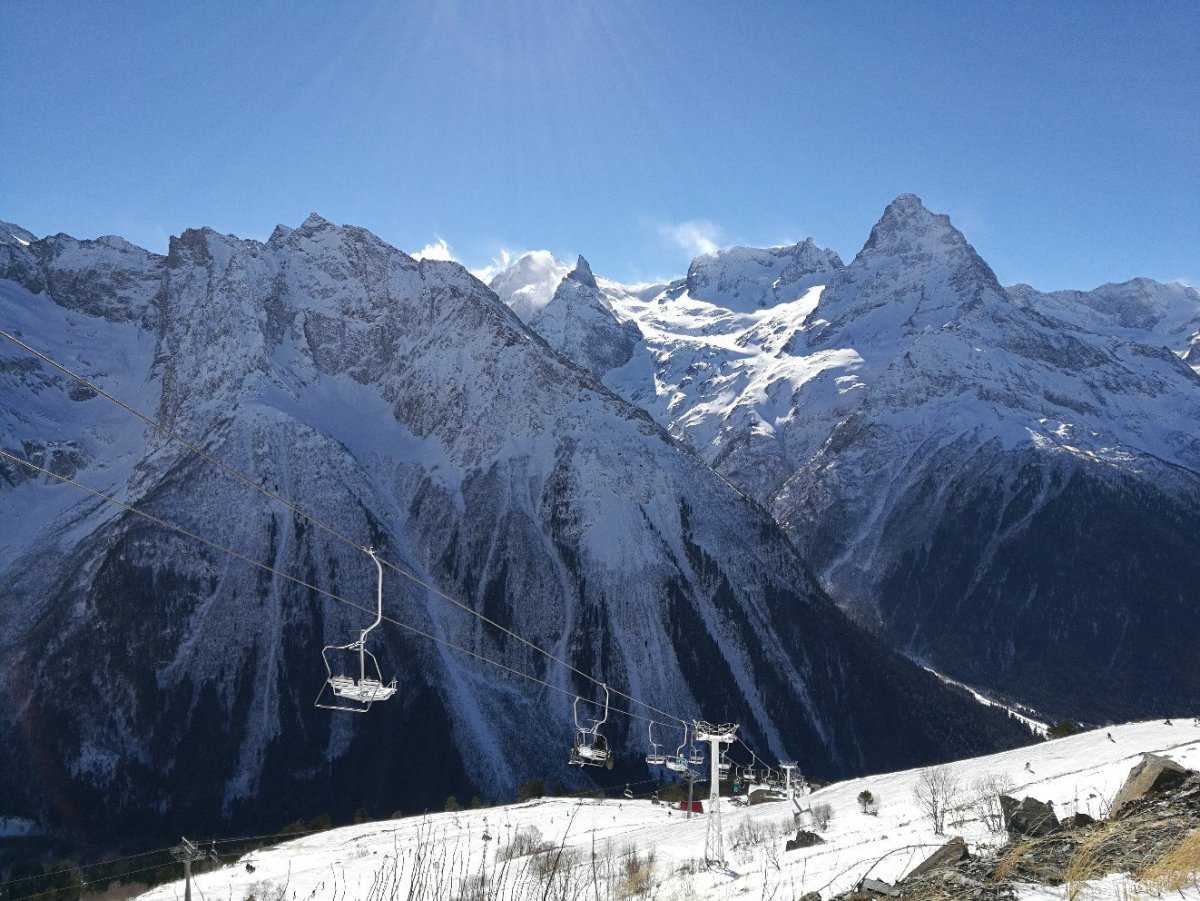 Карачаево Черкесия Домбай качели