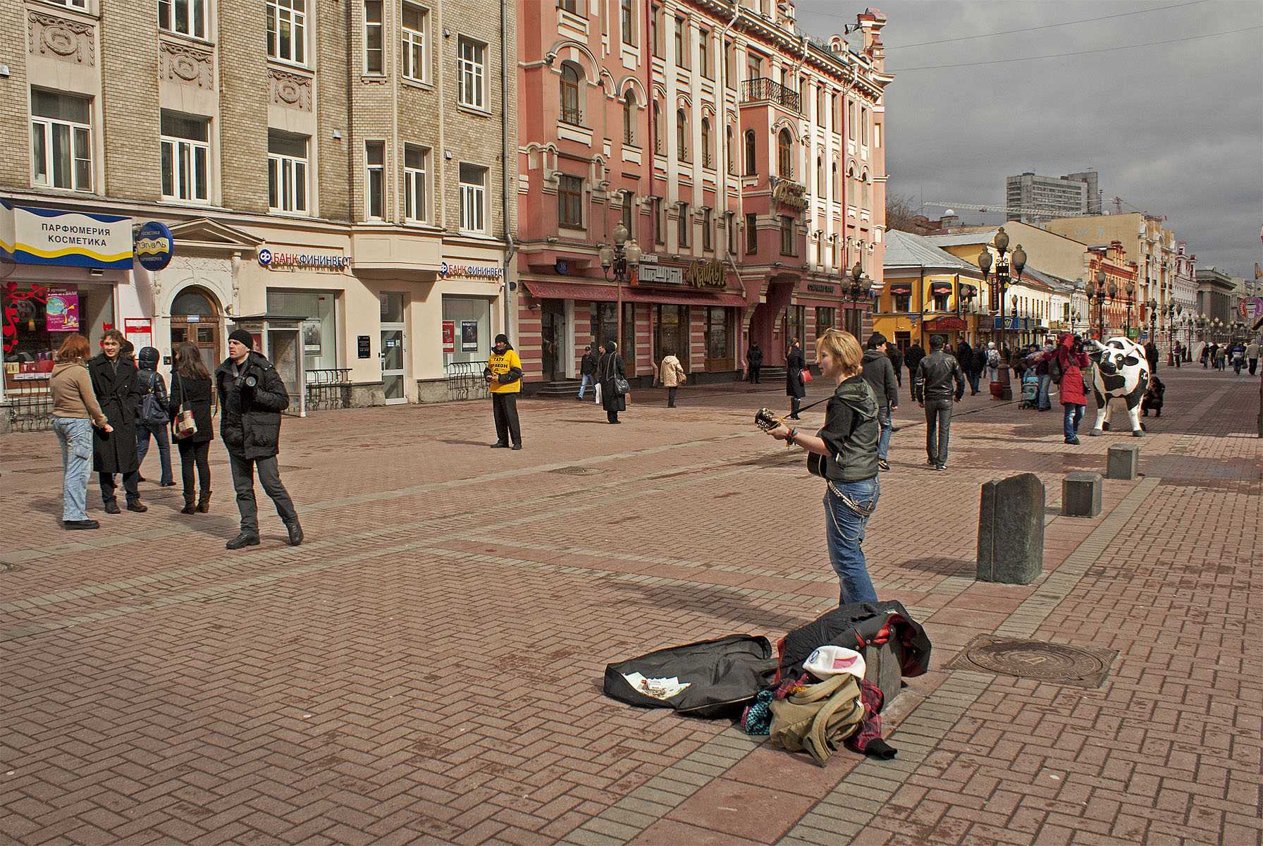Улицы москвы с людьми